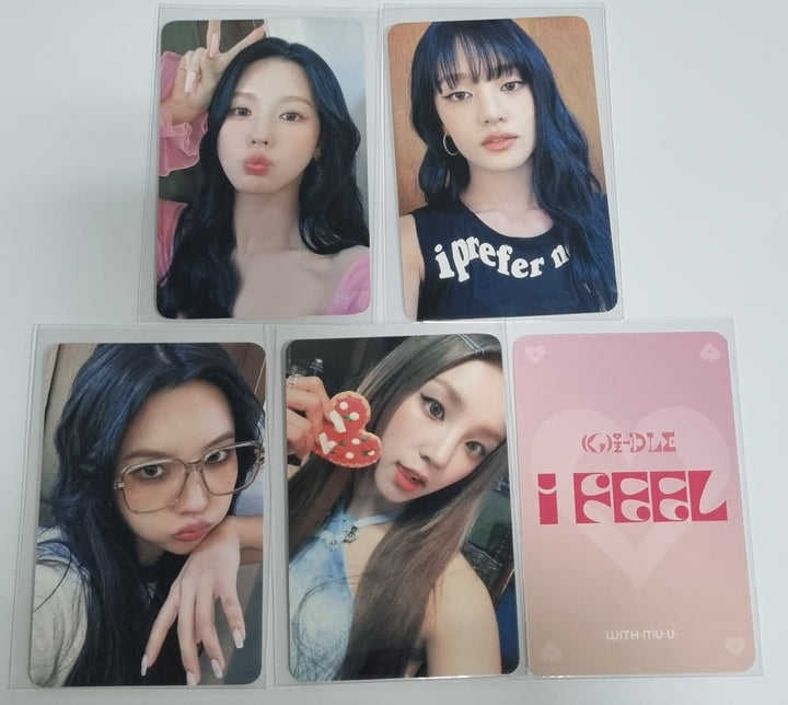 (g) I-DLE "I Feel" - Withmuu Pre-Order Benefit Photocard - HALLYUSUPERSTORE