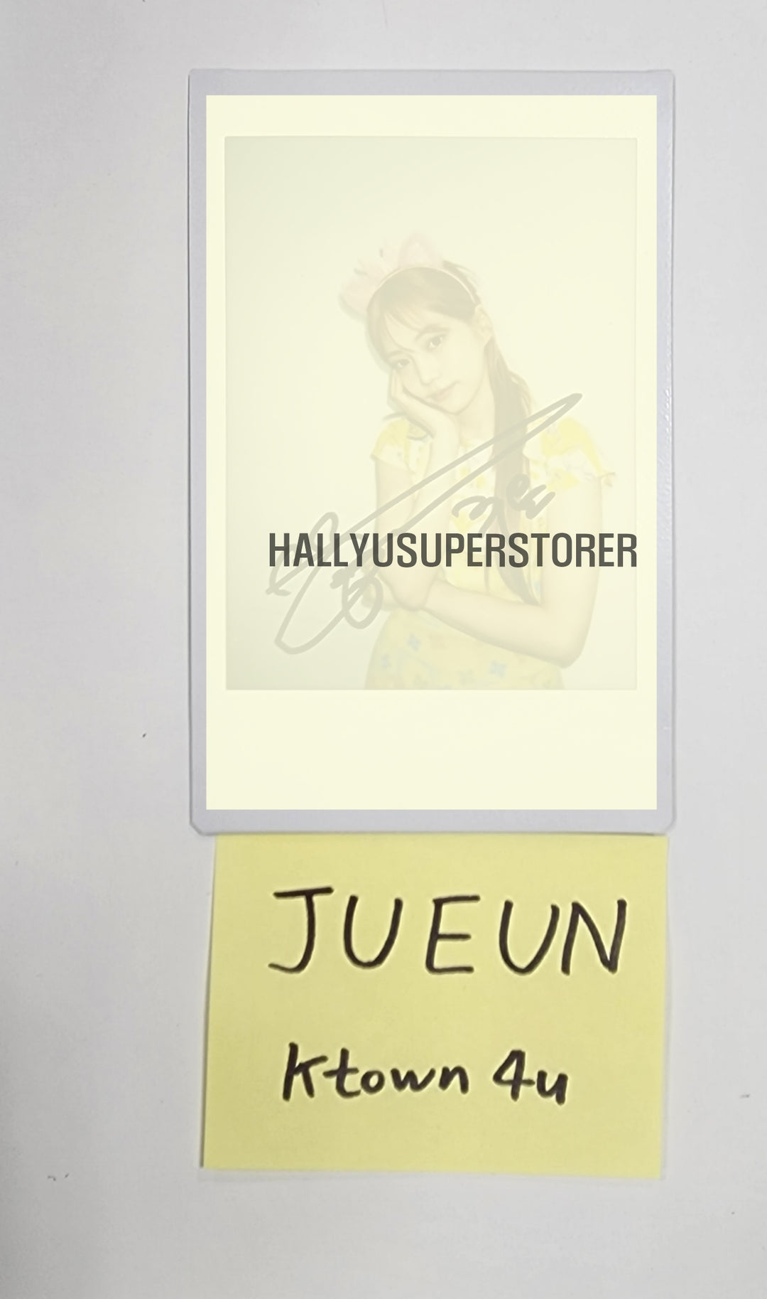 JUEUN "Easy Breezy" - Hand Autographed(Signed) Polaroid - HALLYUSUPERSTORE