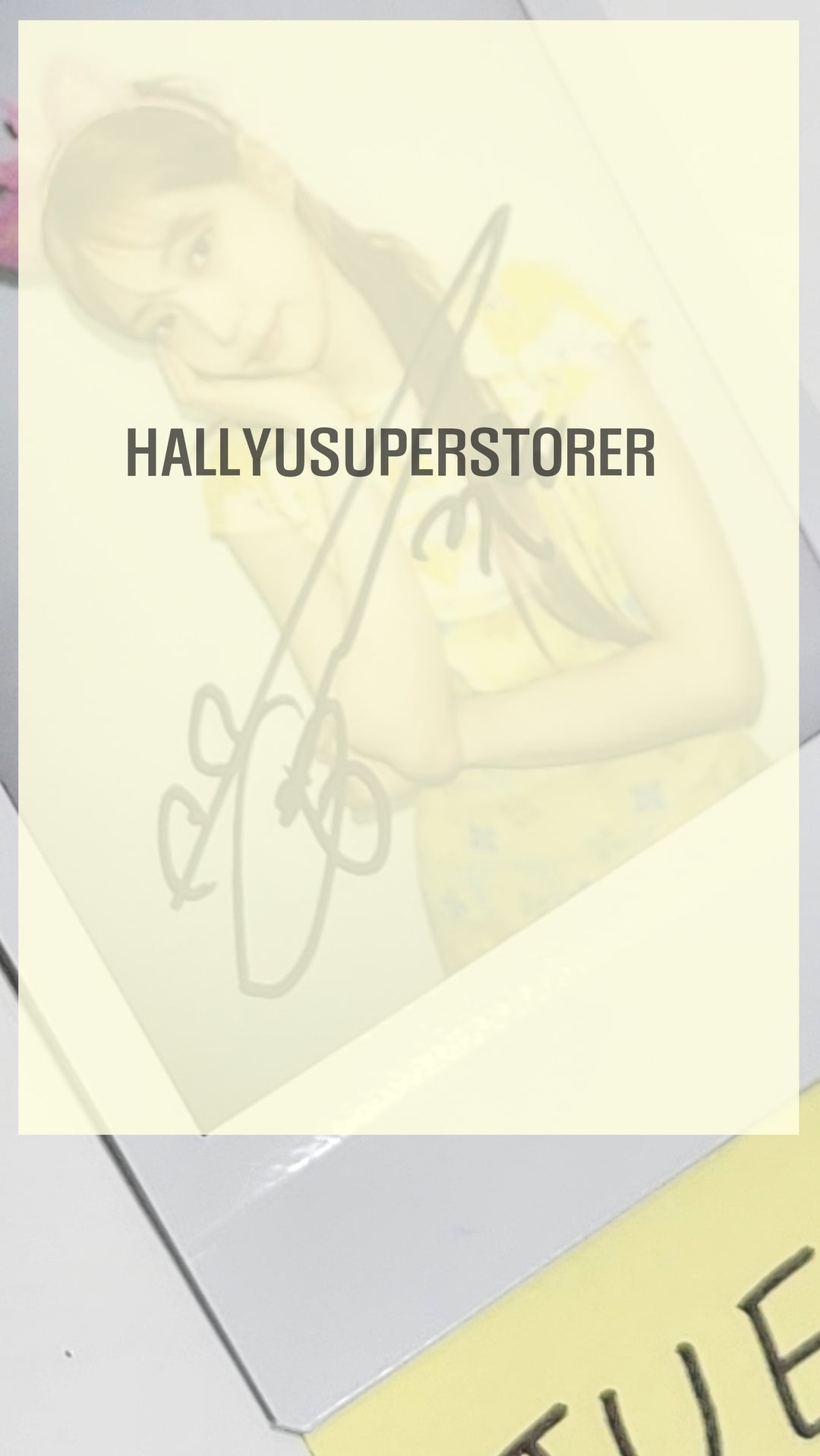 JUEUN "Easy Breezy" - Hand Autographed(Signed) Polaroid - HALLYUSUPERSTORE