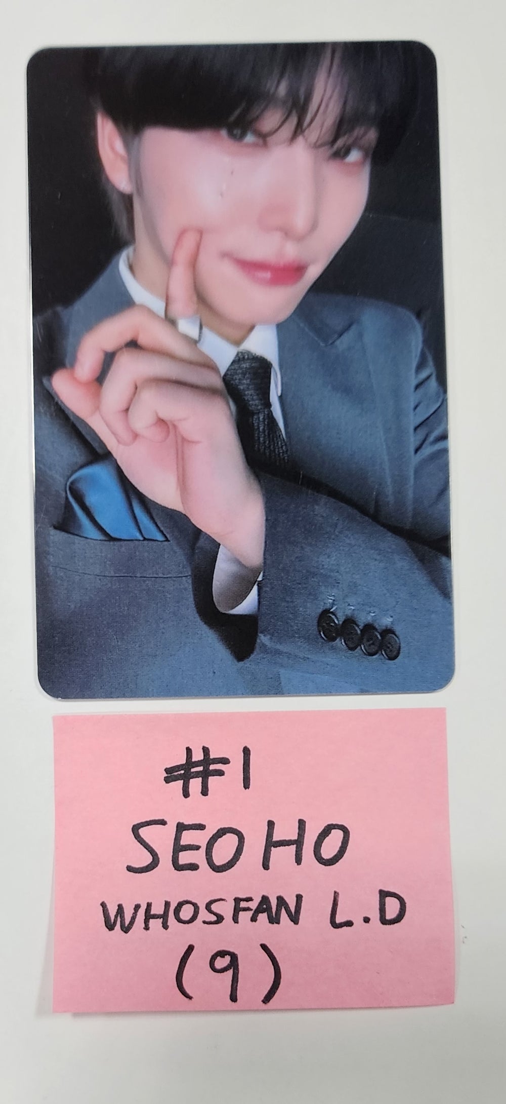 Oneus "PYGMALION" - Who's Fan Cafe Lucky Draw Event PVC Photocard, Drink Event Photo - HALLYUSUPERSTORE