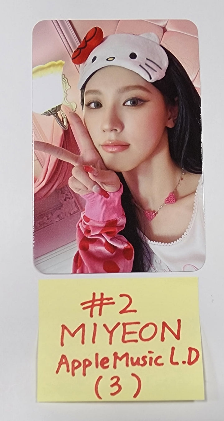 (g) I-DLE "I Feel" - Apple Music Lucky Draw Event Photocard - HALLYUSUPERSTORE