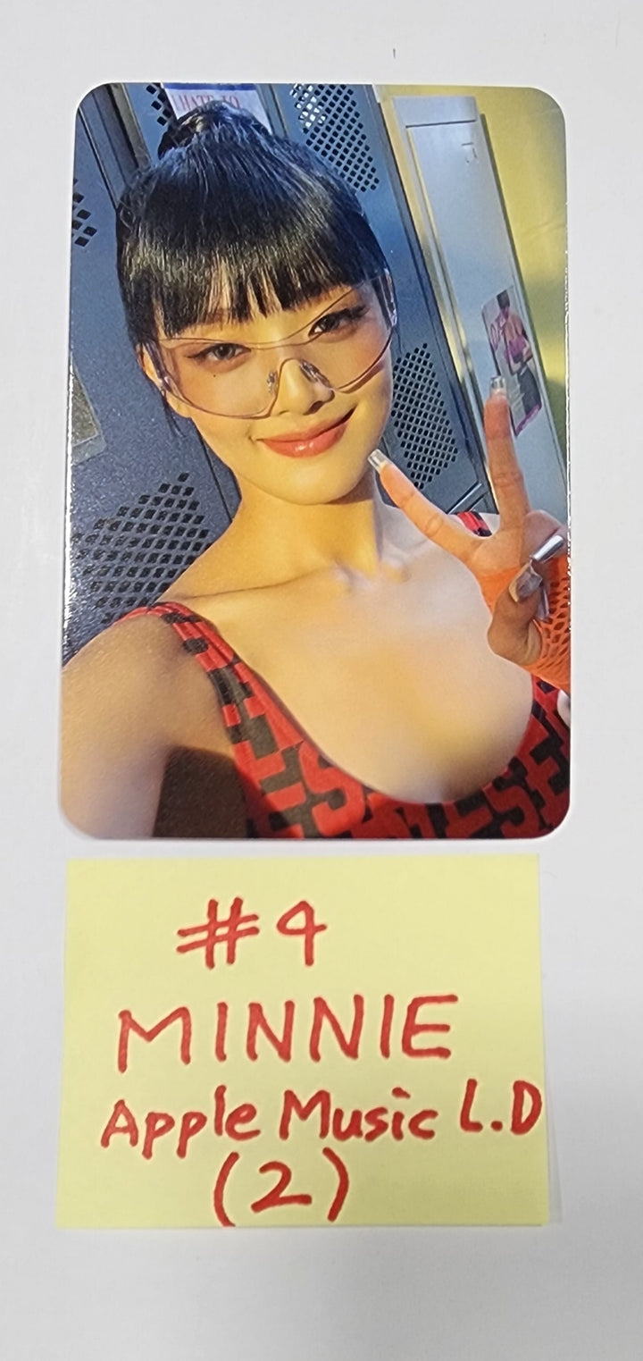 (g) I-DLE "I Feel" - Apple Music Lucky Draw Event Photocard - HALLYUSUPERSTORE