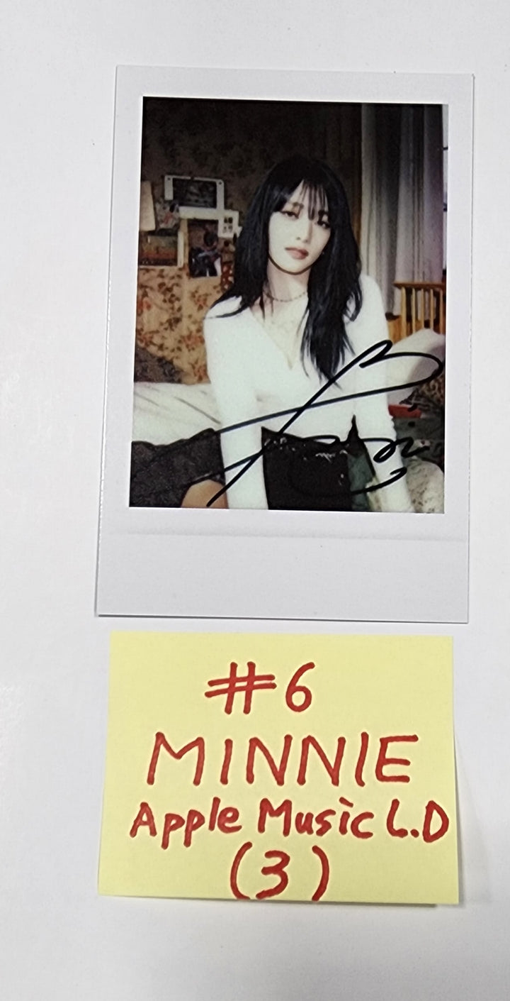 (g) I-DLE "I Feel" - Apple Music Lucky Draw Event Photocard - HALLYUSUPERSTORE