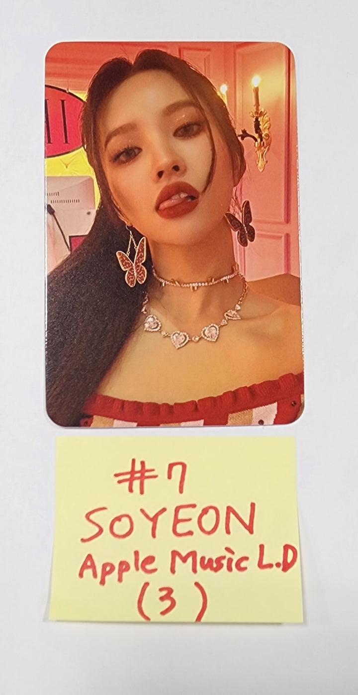 (g) I-DLE "I Feel" - Apple Music Lucky Draw Event Photocard - HALLYUSUPERSTORE