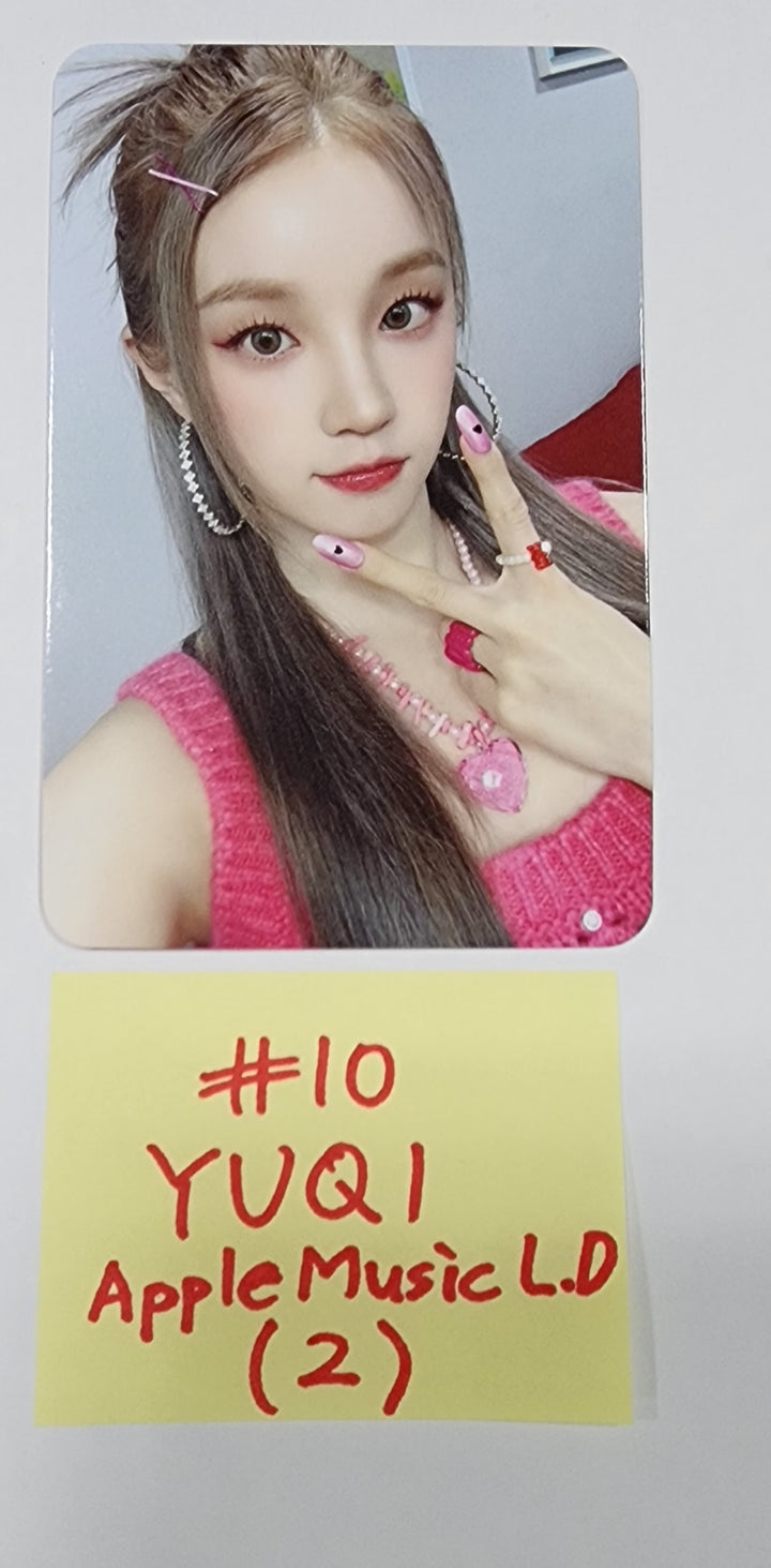 (g) I-DLE "I Feel" - Apple Music Lucky Draw Event Photocard - HALLYUSUPERSTORE