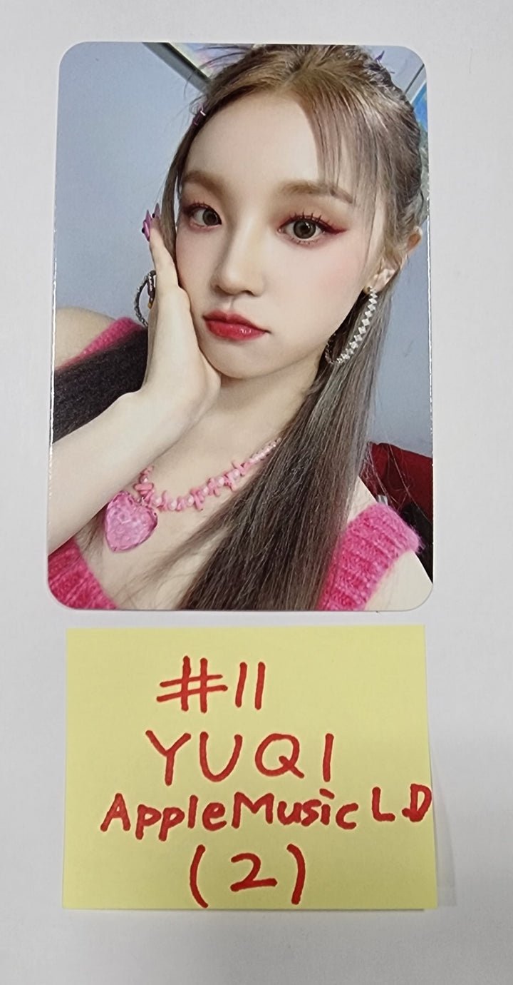 (g) I-DLE "I Feel" - Apple Music Lucky Draw Event Photocard - HALLYUSUPERSTORE