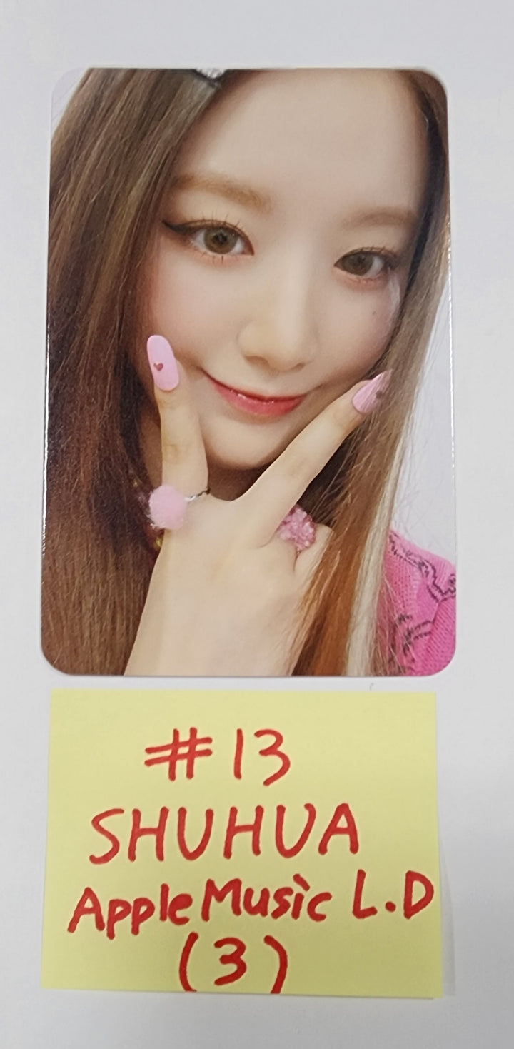 (g) I-DLE "I Feel" - Apple Music Lucky Draw Event Photocard - HALLYUSUPERSTORE