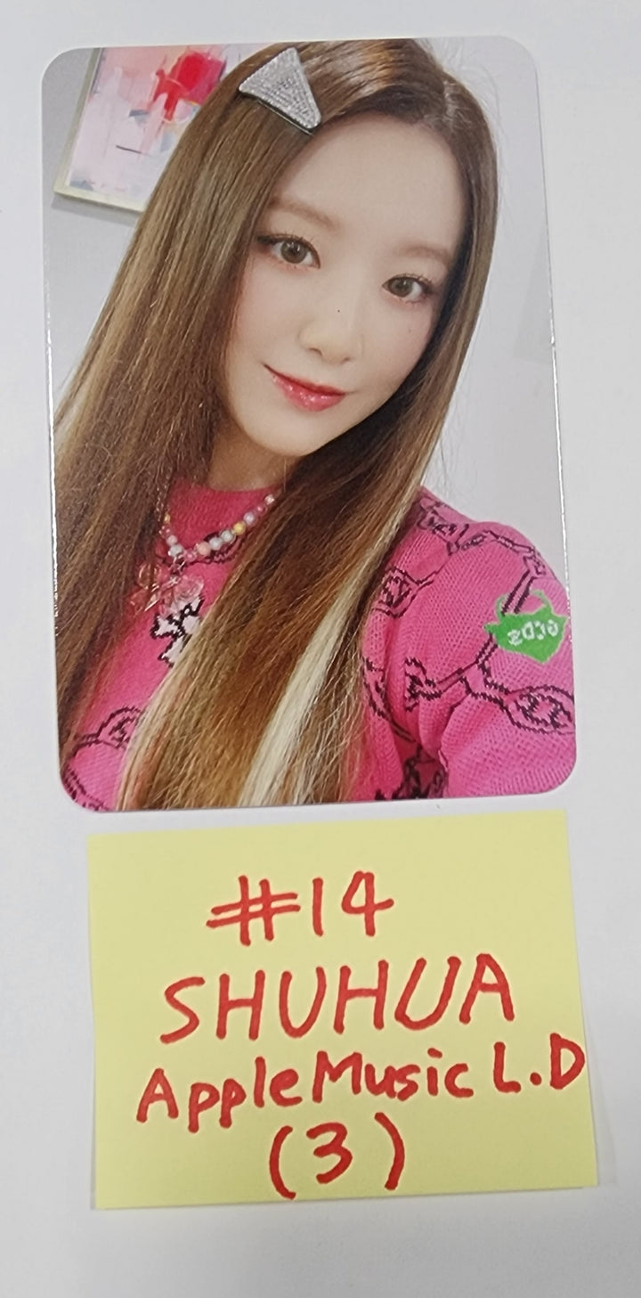 (g) I-DLE "I Feel" - Apple Music Lucky Draw Event Photocard - HALLYUSUPERSTORE