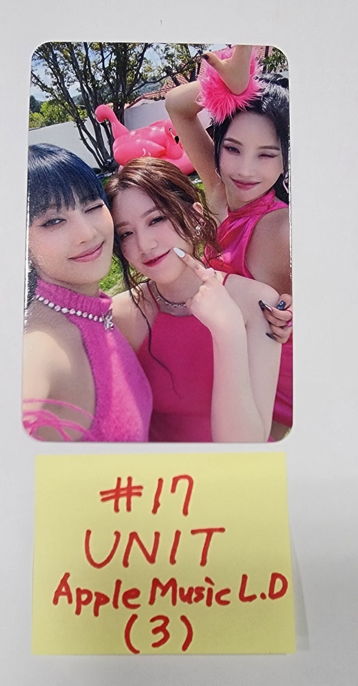 (g) I-DLE "I Feel" - Apple Music Lucky Draw Event Photocard - HALLYUSUPERSTORE