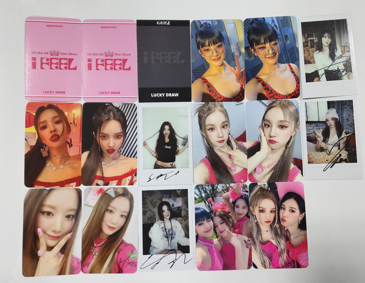 (g) I-DLE "I Feel" - Apple Music Lucky Draw Event Photocard - HALLYUSUPERSTORE