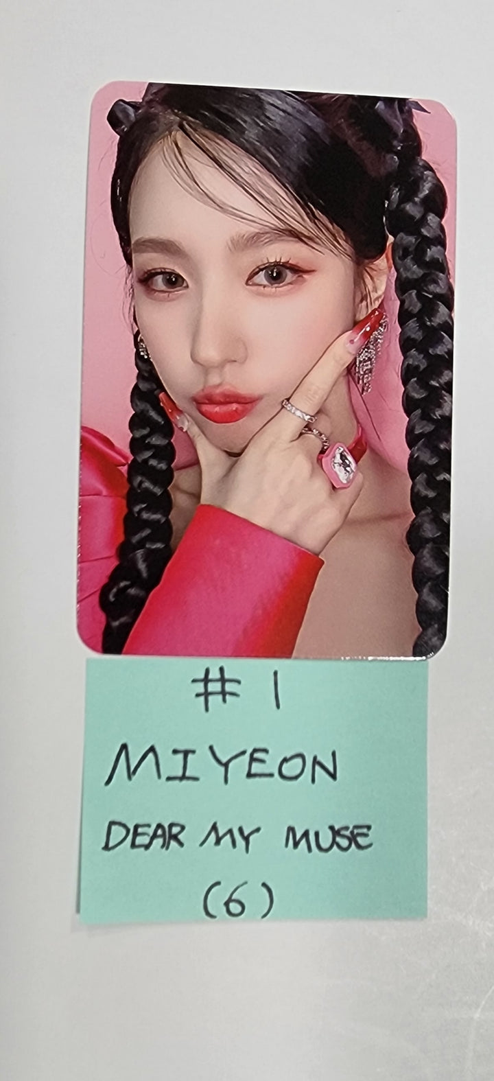 (g) I-DLE "I Feel" - Dear My Muse Fansign Event Photocard - HALLYUSUPERSTORE