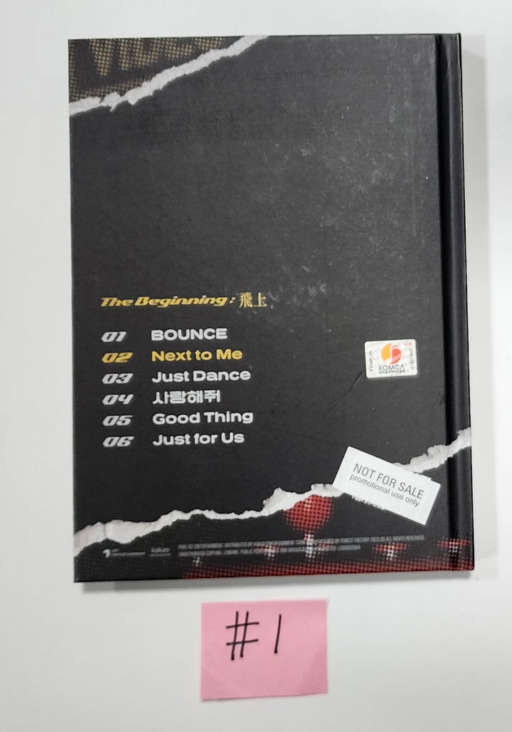 ATBO "The Beginning : 飛上" - Hand Autographed(Signed) Promo Album - HALLYUSUPERSTORE