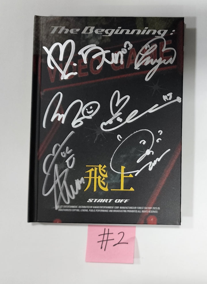 ATBO "The Beginning : 飛上" - Hand Autographed(Signed) Promo Album - HALLYUSUPERSTORE
