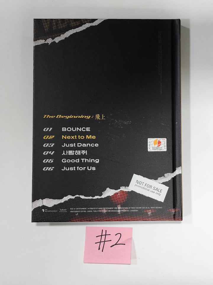 ATBO "The Beginning : 飛上" - Hand Autographed(Signed) Promo Album - HALLYUSUPERSTORE