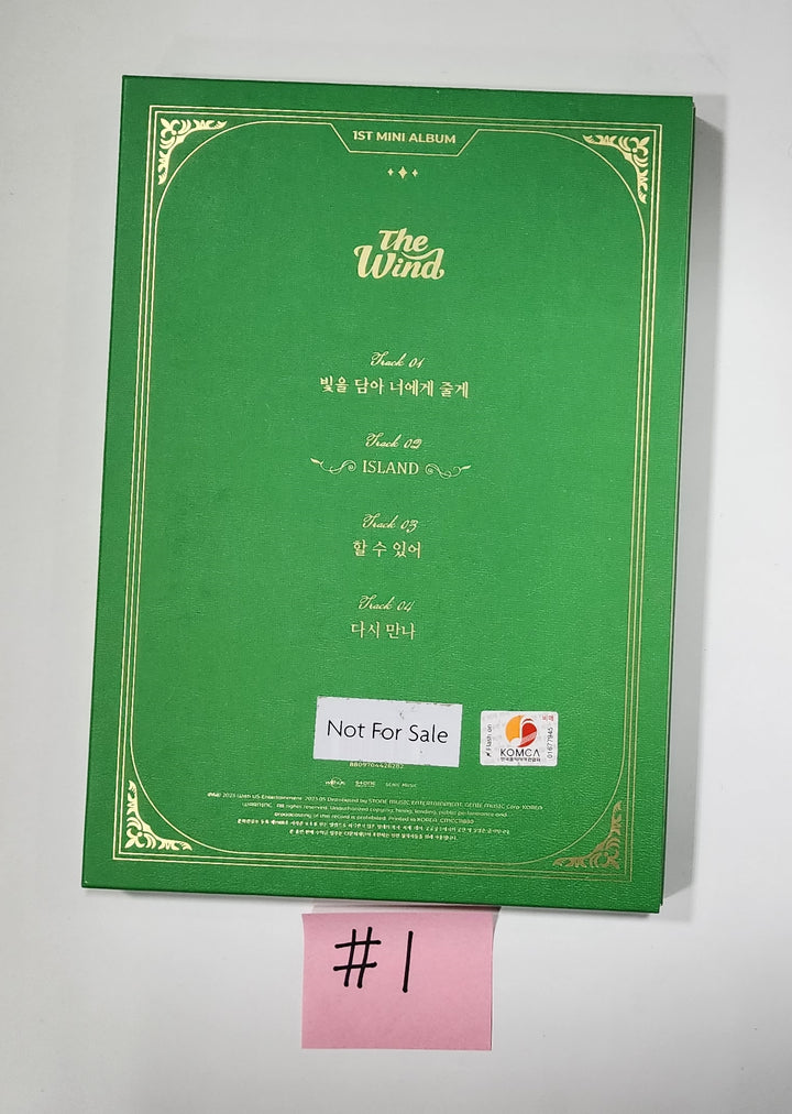 The Wind "Beginning : The Wind Page" - Hand Autographed(Signed) Promo Album - HALLYUSUPERSTORE