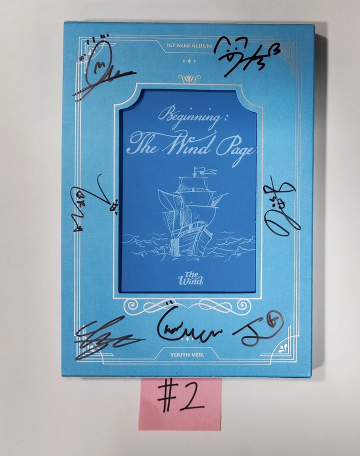 The Wind "Beginning : The Wind Page" - Hand Autographed(Signed) Promo Album - HALLYUSUPERSTORE