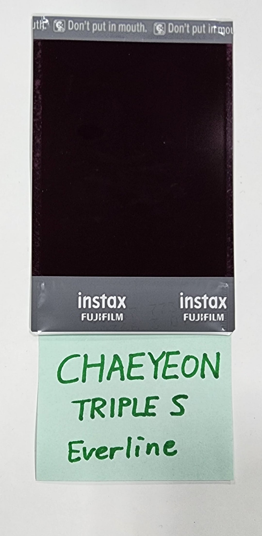 Chae Yeon (Of TripleS) "ASSEMBLE" - Hand Autographed(Signed) Polaroid - HALLYUSUPERSTORE