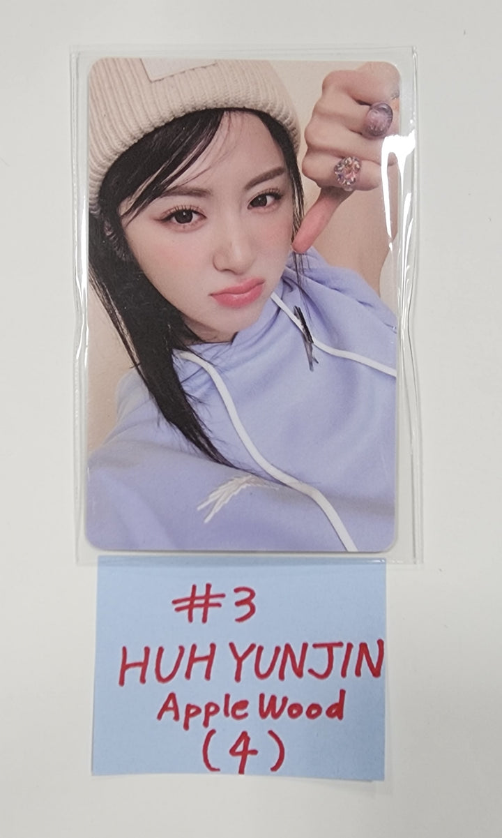 LE SSERAFIM "UNFORGIVEN" - Apple Wood Fansign Event PVC Photocard - HALLYUSUPERSTORE