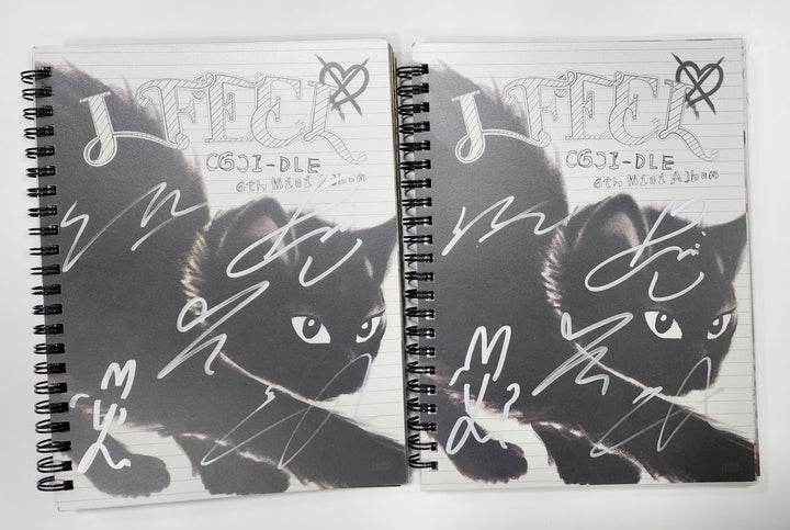(g) I-DLE "I Feel" - Hand Autographed(Signed) Album - HALLYUSUPERSTORE