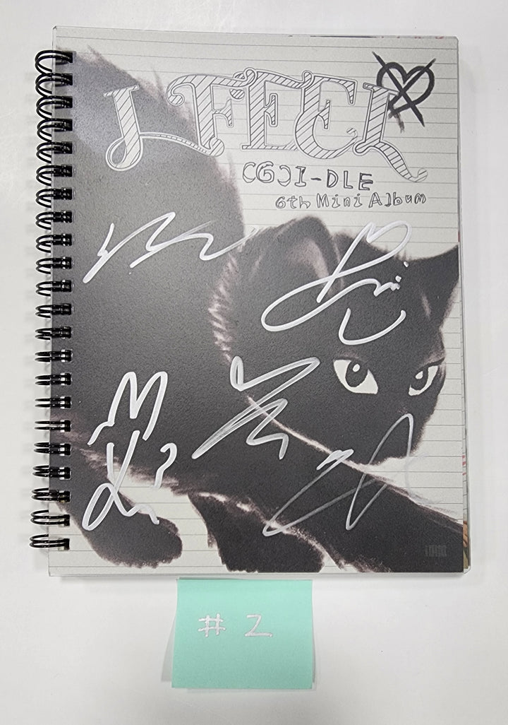 (g) I-DLE "I Feel" - Hand Autographed(Signed) Album - HALLYUSUPERSTORE