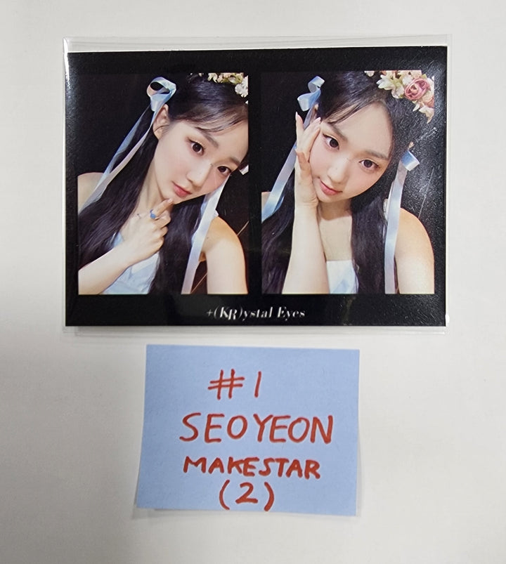 +(KR)ystal Eyes "AESTHETIC" - Makestar Fansign Event 2 Cut Photo - HALLYUSUPERSTORE