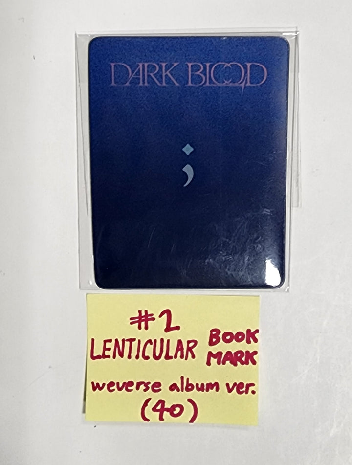 Enhypen "DARK BLOOD" - Weverse Shop Pre-Order Benefit Lenticular Book Mark, Postcard Set (7EA) - HALLYUSUPERSTORE