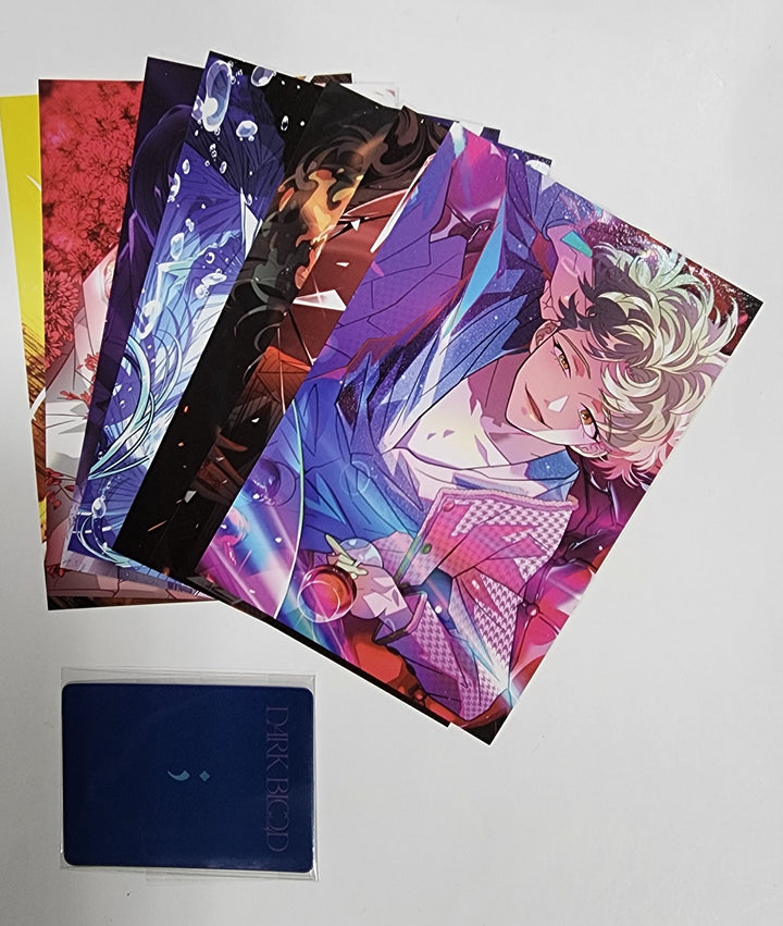 Enhypen "DARK BLOOD" - Weverse Shop Pre-Order Benefit Lenticular Book Mark, Postcard Set (7EA) - HALLYUSUPERSTORE