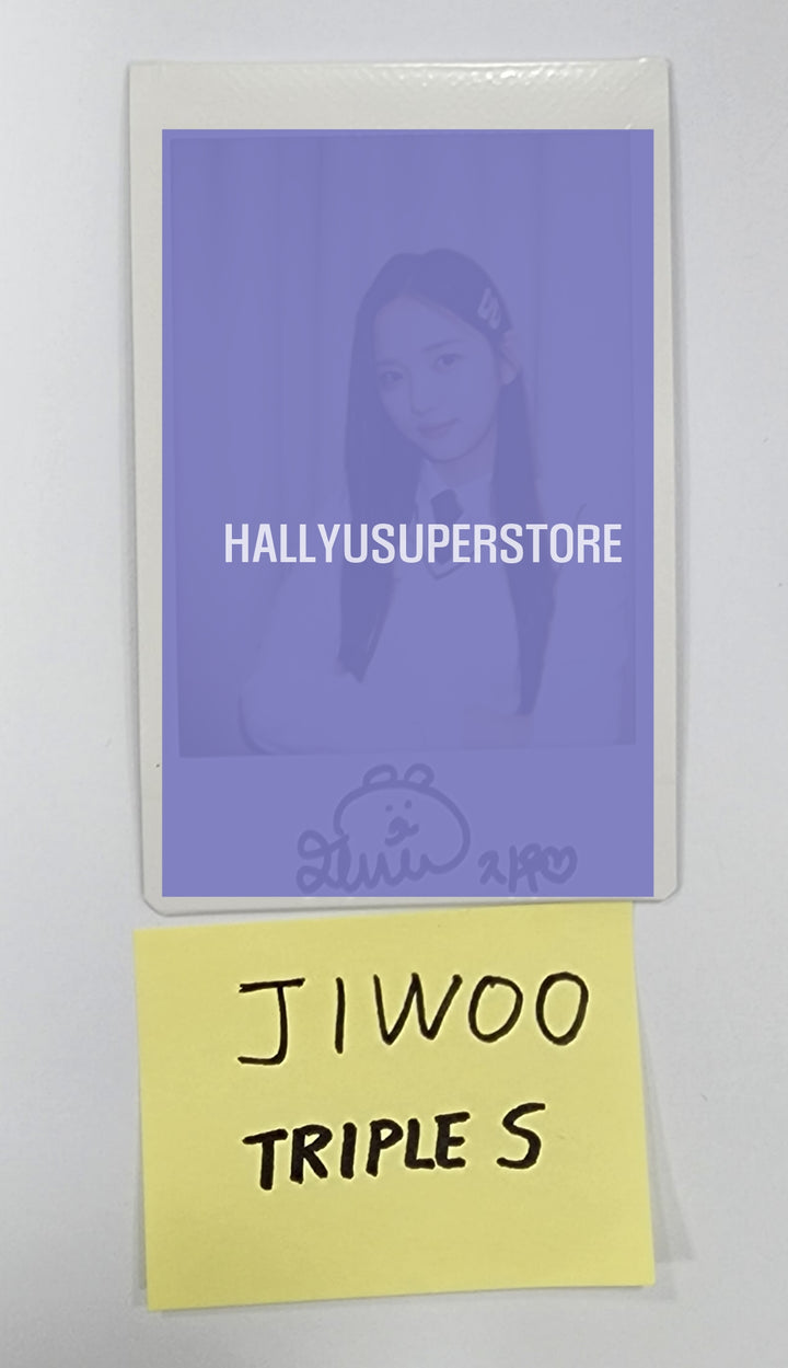 JIWOO (Of +(KR)ystal Eyes) "ASSEMBLE" - Hand Autographed(Signed) Polaroid - HALLYUSUPERSTORE