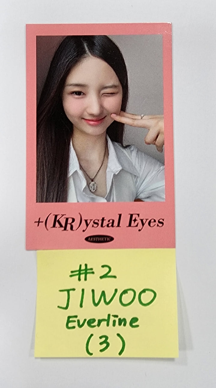 +(KR)ystal Eyes "AESTHETIC" - Everline Fansign Event Polaroid Type Photocard, 2 Cut Photo - HALLYUSUPERSTORE