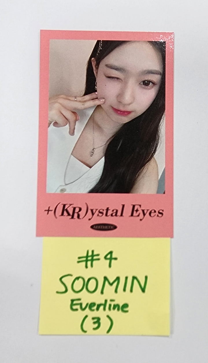 +(KR)ystal Eyes "AESTHETIC" - Everline Fansign Event Polaroid Type Photocard, 2 Cut Photo - HALLYUSUPERSTORE