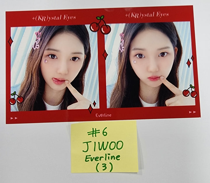 +(KR)ystal Eyes "AESTHETIC" - Everline Fansign Event Polaroid Type Photocard, 2 Cut Photo - HALLYUSUPERSTORE