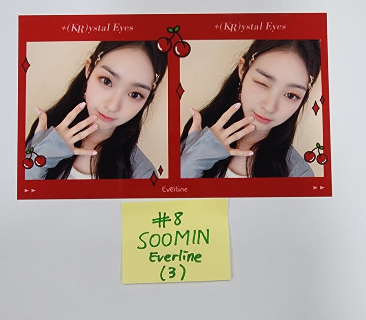 +(KR)ystal Eyes "AESTHETIC" - Everline Fansign Event Polaroid Type Photocard, 2 Cut Photo - HALLYUSUPERSTORE