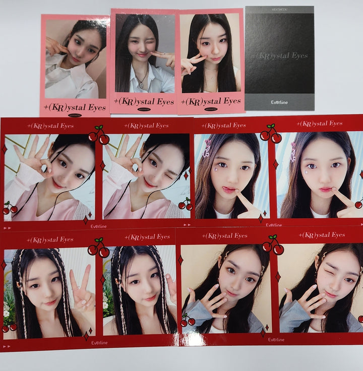 +(KR)ystal Eyes "AESTHETIC" - Everline Fansign Event Polaroid Type Photocard, 2 Cut Photo - HALLYUSUPERSTORE