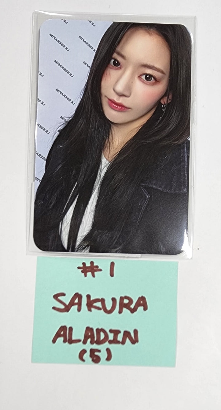 LE SSERAFIM "UNFORGIVEN" - Aladin Fansign Event Photocard, Polaroid Type Photocard - HALLYUSUPERSTORE