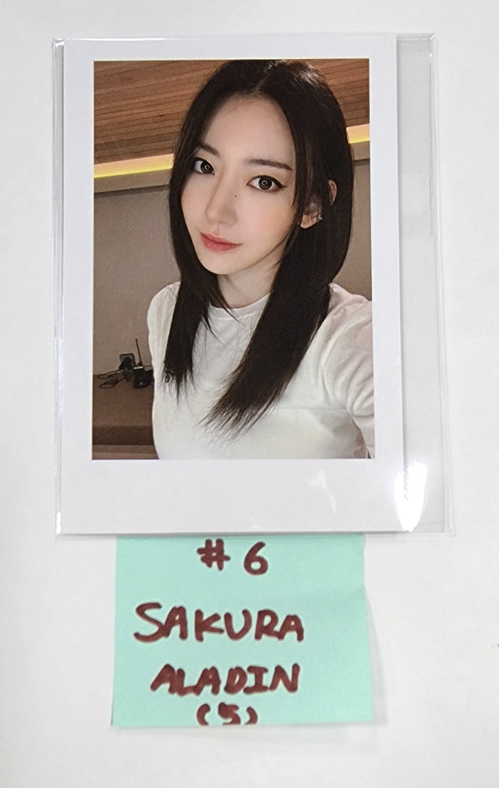 LE SSERAFIM "UNFORGIVEN" - Aladin Fansign Event Photocard, Polaroid Type Photocard - HALLYUSUPERSTORE