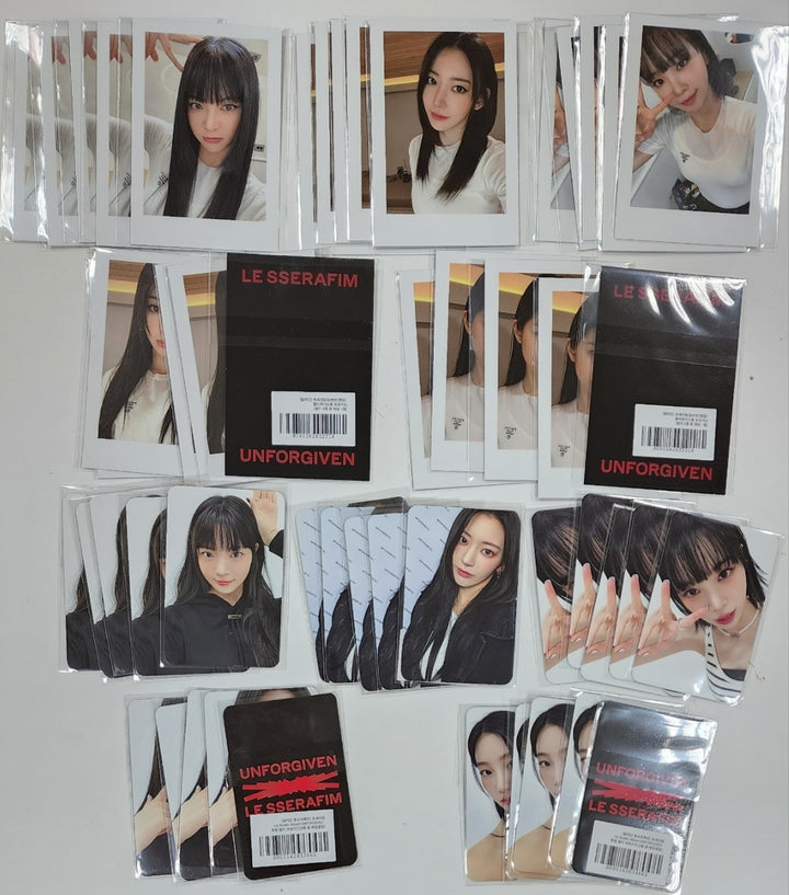 LE SSERAFIM "UNFORGIVEN" - Aladin Fansign Event Photocard, Polaroid Type Photocard - HALLYUSUPERSTORE