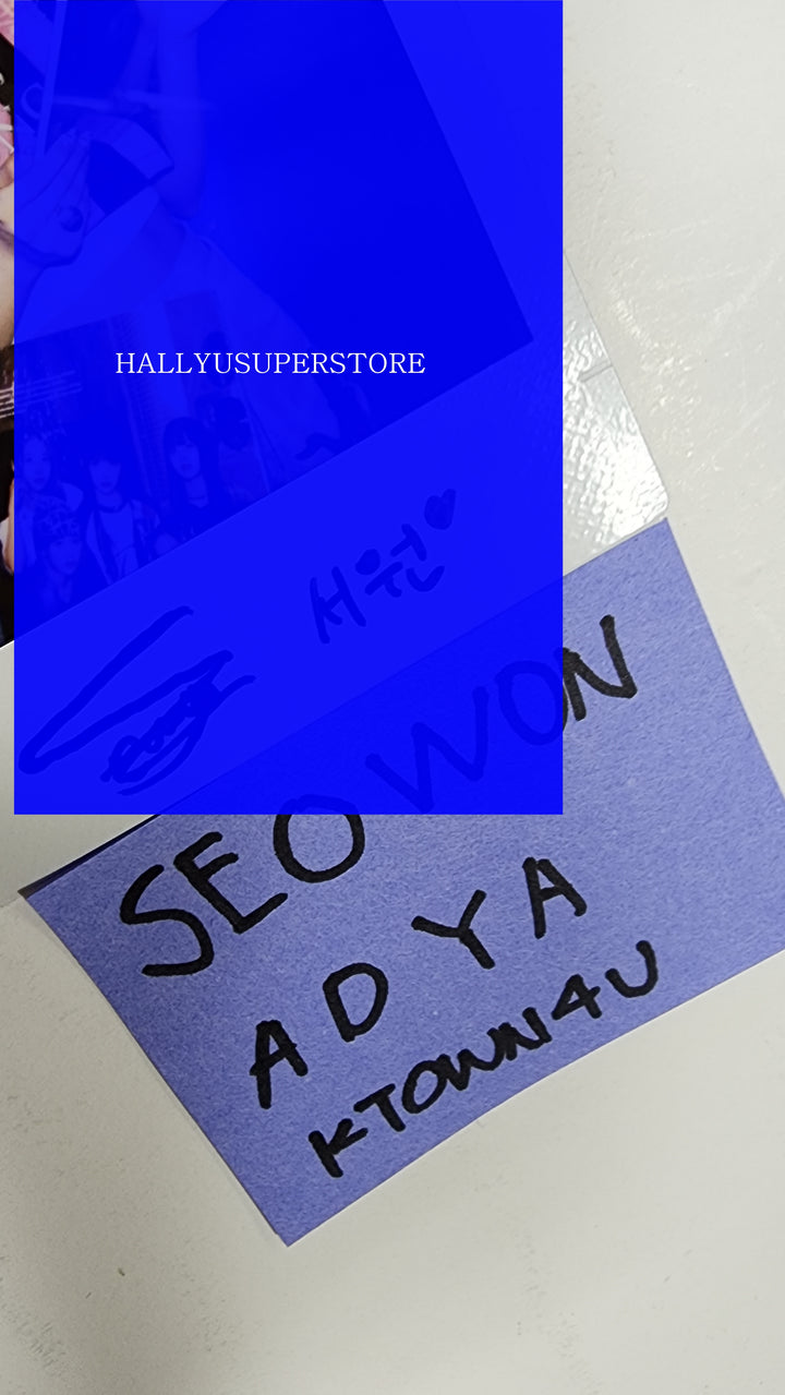 SEOWON (Of ADYA) "ADYA" - Hand Autographed(Signed) Polaroid - HALLYUSUPERSTORE