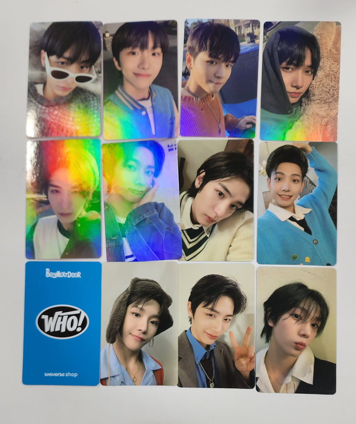 Boynextdoor "WHO!" 1st Single - Weverse Shop Pre-Order Benefit Photocard - HALLYUSUPERSTORE