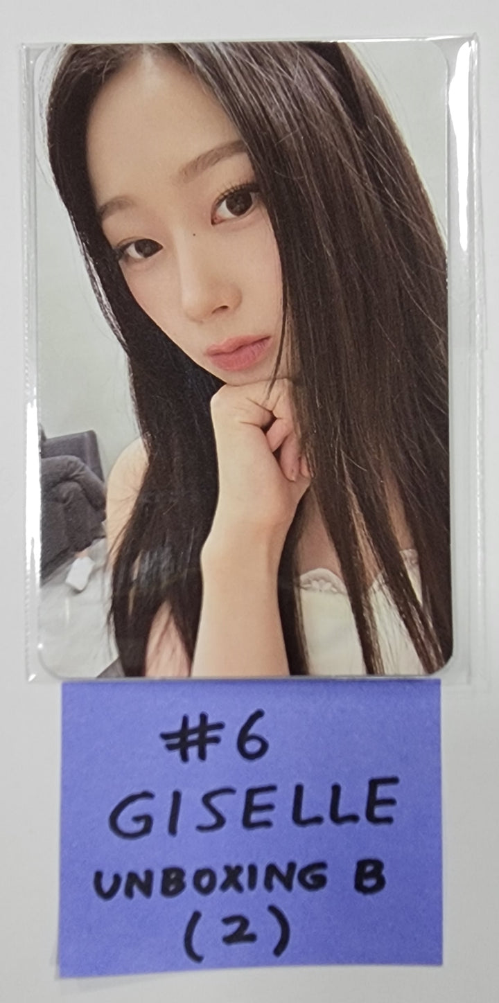 Aespa " Smtown & Store Official Unboxing Event Photocard - HALLYUSUPERSTORE