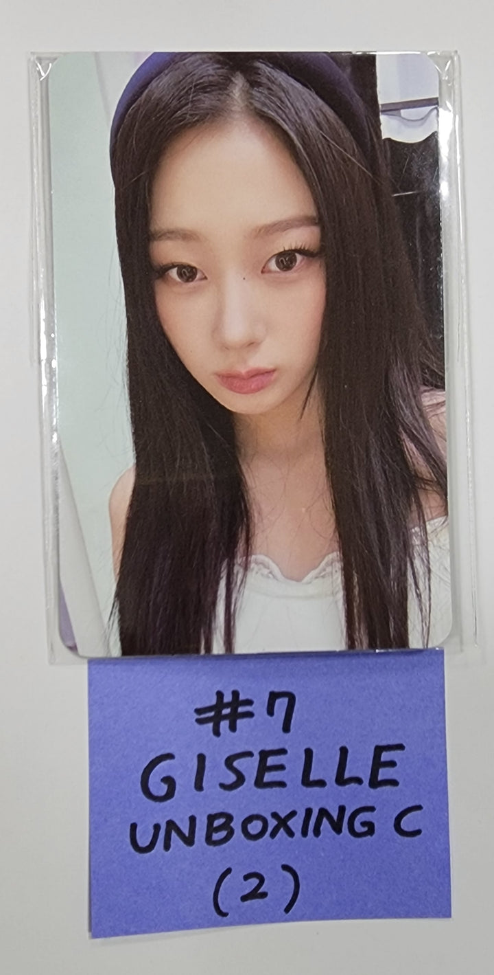 Aespa " Smtown & Store Official Unboxing Event Photocard - HALLYUSUPERSTORE