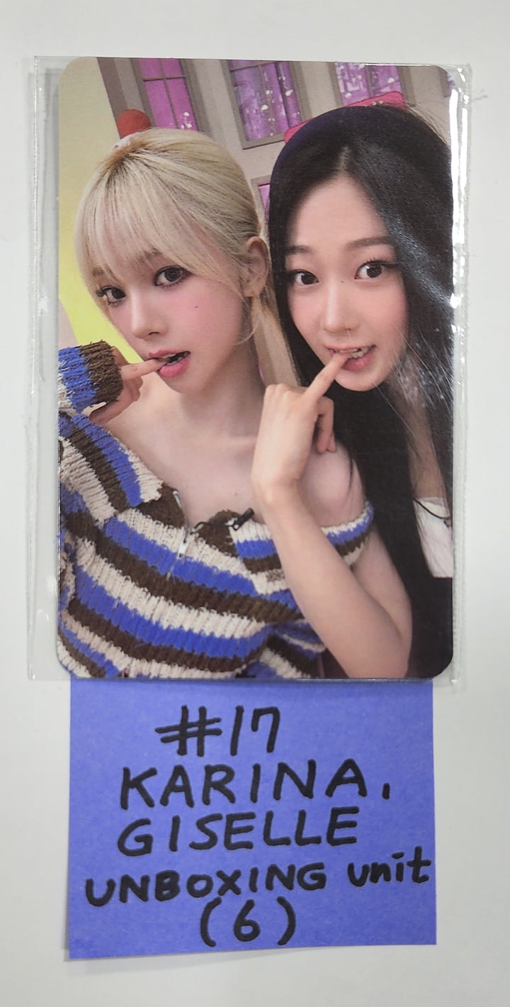 Aespa " Smtown & Store Official Unboxing Event Photocard - HALLYUSUPERSTORE