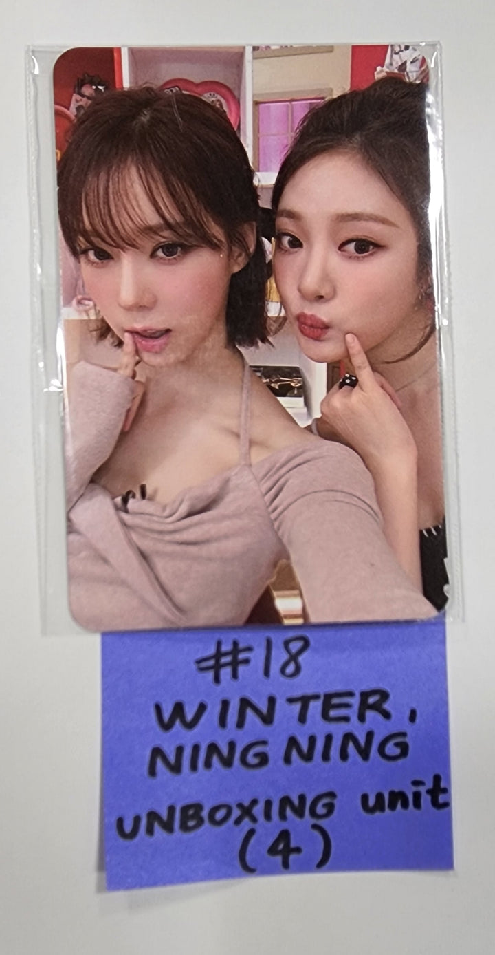 Aespa " Smtown & Store Official Unboxing Event Photocard - HALLYUSUPERSTORE