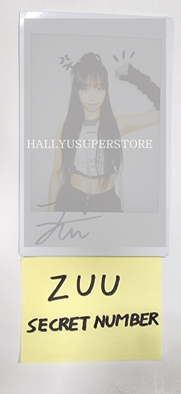 ZUU (Of Secret Number) "DOXA" - Hand Autographed(Signed) Polaroid - HALLYUSUPERSTORE