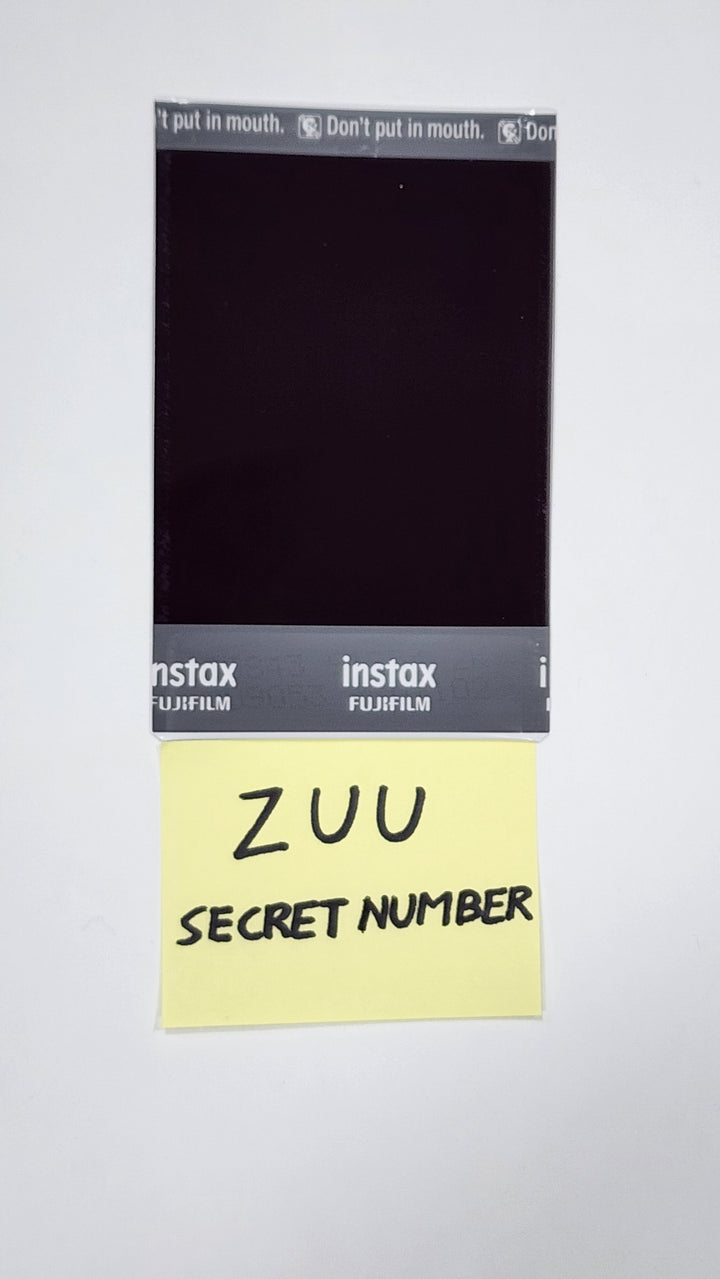 ZUU (Of Secret Number) "DOXA" - Hand Autographed(Signed) Polaroid - HALLYUSUPERSTORE