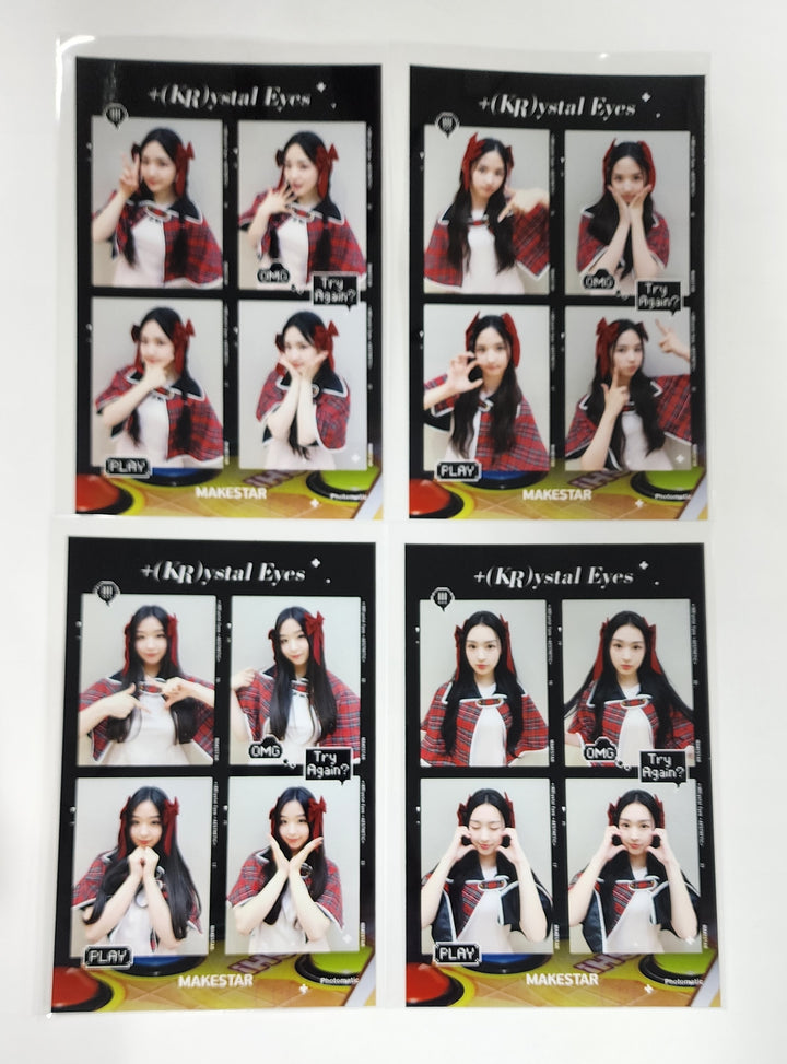 +(KR)ystal Eyes "AESTHETIC" - Makestar Fansign Event 4 Cut Photo - HALLYUSUPERSTORE
