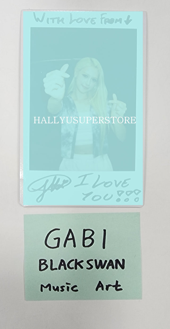 GABI (Of BLACKSWAN) "That Karma" - Hand Autographed(Signed) Polaroid - HALLYUSUPERSTORE