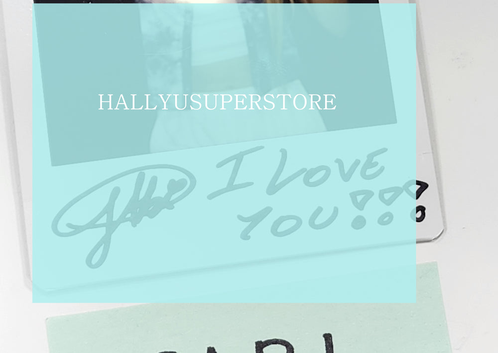 GABI (Of BLACKSWAN) "That Karma" - Hand Autographed(Signed) Polaroid - HALLYUSUPERSTORE
