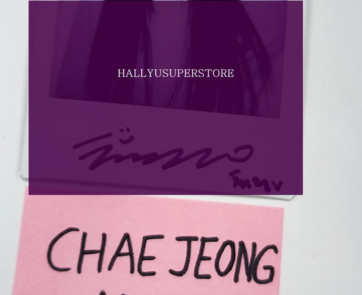 Chae Jeong (Of Alice) "SHOW DOWN" - Hand Autographed(Signed) Polaroid - HALLYUSUPERSTORE