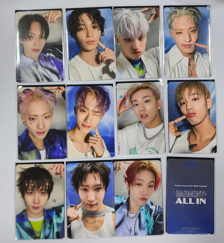 P1Harmony 'HARMONY : ALL IN' - Withmuu Lucky Draw Event Photocard Round 2 - HALLYUSUPERSTORE