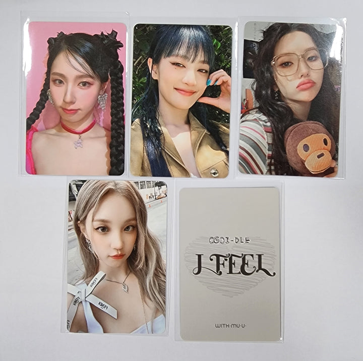 (g) I-DLE "I Feel" - Withmuu Fansign Event Photocard - HALLYUSUPERSTORE